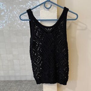 Elegant Black Knit Women's Top​